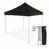 Impact Canopy DS Kit 10 FT x 10 FT  Steel Canopy, 500D Top Black, and Roller Bag 283140002